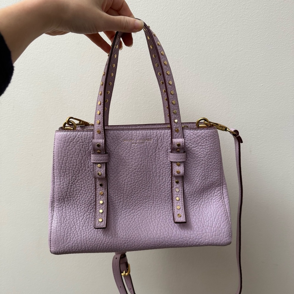 Marc Jacobs Mini T Studded Leather Tote - Picture 16 of 16